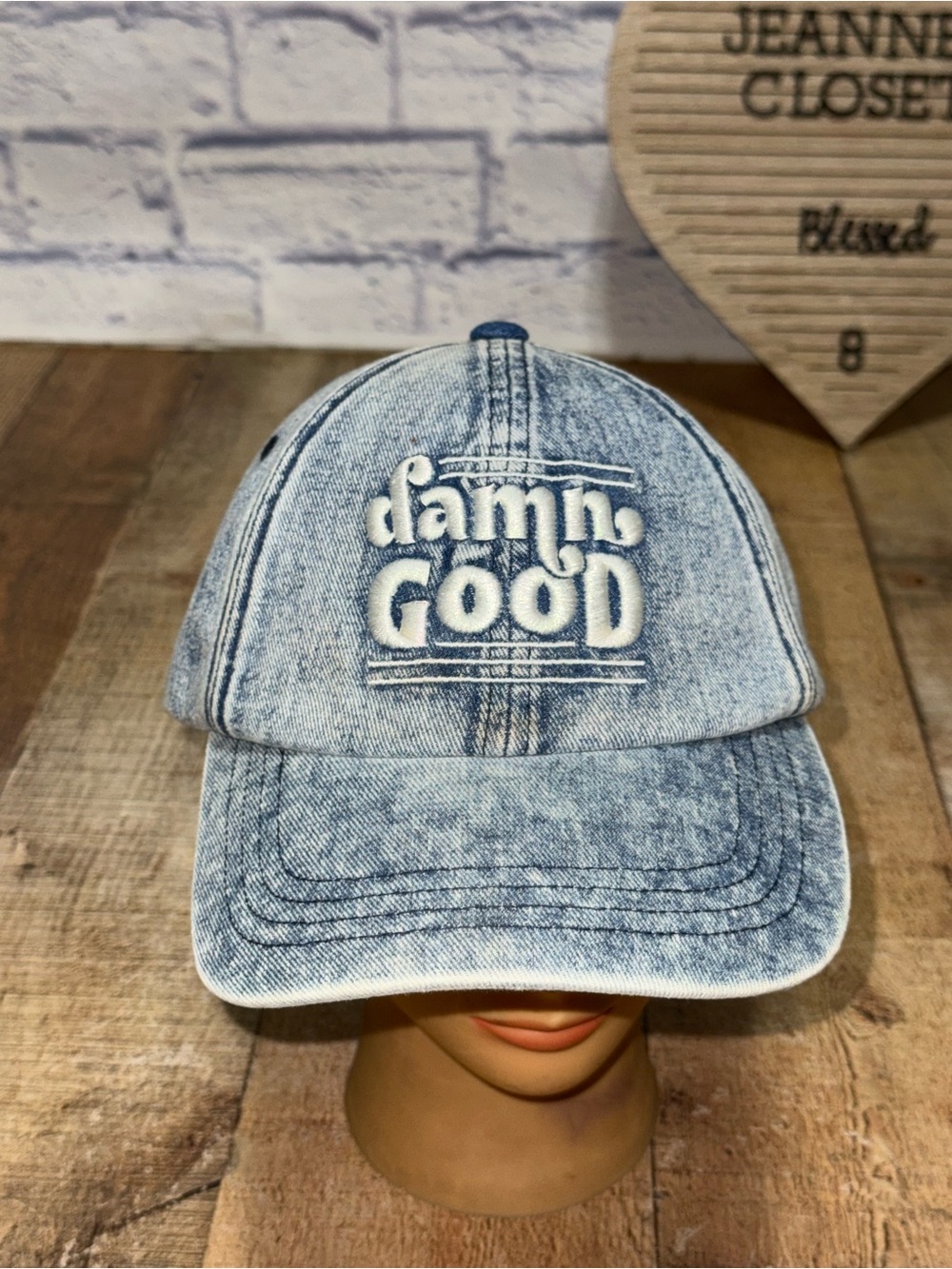IDYLLWIND WOMEN'S DAMN GOOD DENIM BALL CAP